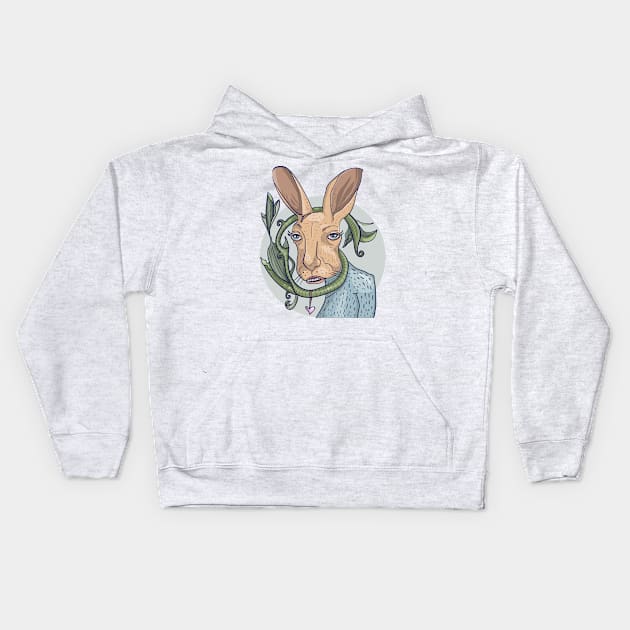 Mein Name ist Hase Kids Hoodie by MardiMalt